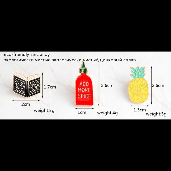 ‼️Must Bundle‼️Spicy Hot Sauce Enamel Pin  - Picture 6 of 6